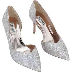 Stylish Badgley Mischka Women's Daisy Ii Silver Pumps - Size 6
